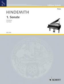 HINDEMITH - 1. SONATE FÜR KLAVIER (1936), HERAUSGEGEBEN VON BERNHARD BILLETER
