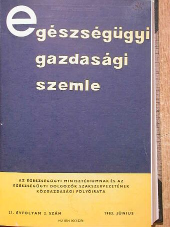 Cserba László - Egészségügyi Gazdasági Szemle 1983/1-4. [antikvár]