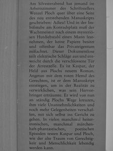 Peter Abraham - Kaspar oder Das Hemd des Gerechten [antikvár]