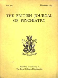 G. W. Ashcroft - The British Journal of Psychiatry November 1975 [antikvár]