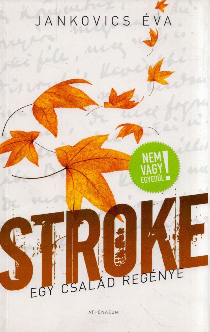 Jankovics Éva - Stroke - Egy család regénye [antikvár]