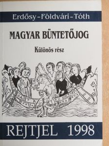 Erdősy Emil - Magyar büntetőjog [antikvár]