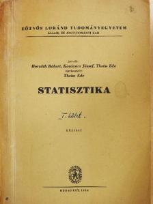 Horváth Róbert - Statisztika [antikvár]