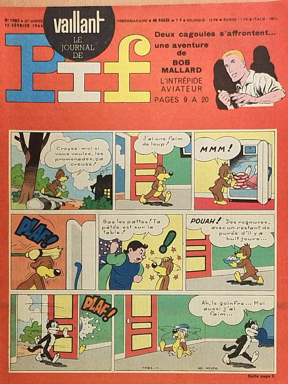 Cézard - Pif 13 Février 1966 [antikvár]