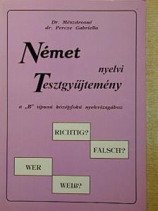 Német nyelvi tesztgyűjtemény [antikvár]