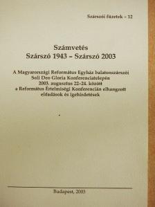 Albert Gábor - Számvetés - Szárszó 1943-Szárszó 2003 [antikvár]