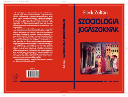 Fleck Zoltán - Szociológia jogászoknak [eKönyv: epub, mobi]