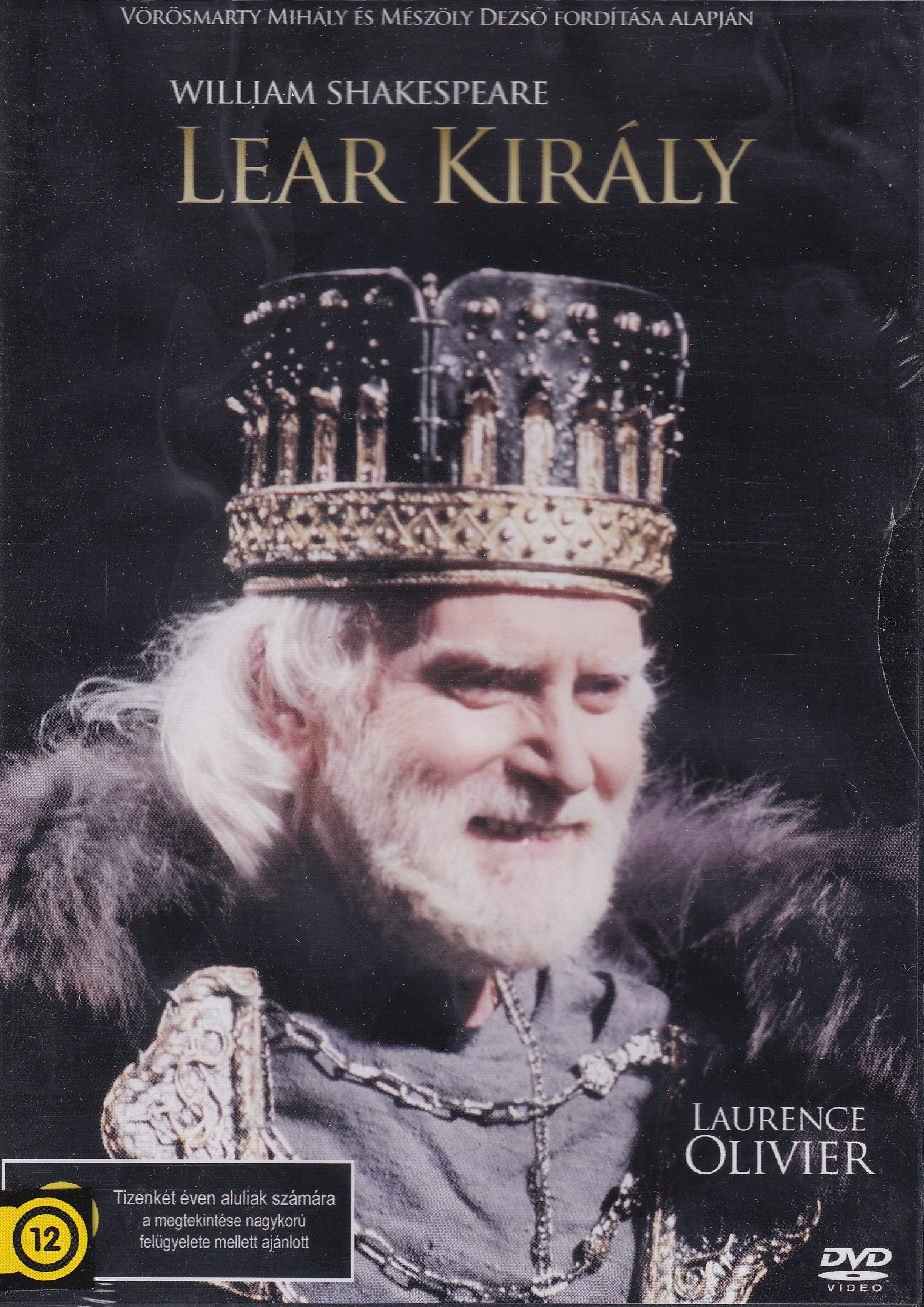 LEAR KIRÁLY - DVD - LAURENCE OLIVIER