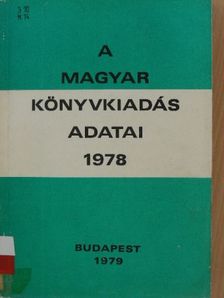 A magyar könyvkiadás adatai 1978 [antikvár]