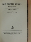 Robert Genin - Die ferne Insel [antikvár]