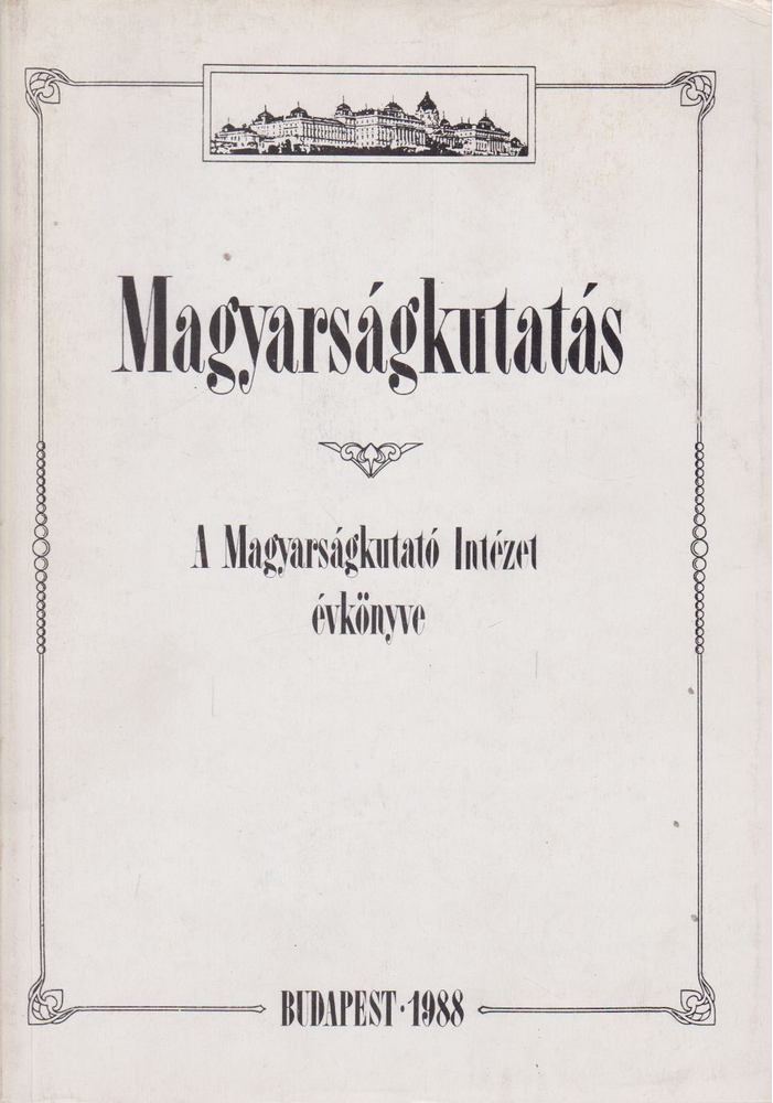 JUHÁSZ GYULA - Magyarságkutatás [antikvár]