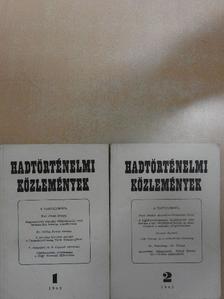 Jaromir Navratil - Hadtörténelmi közlemények 1962/1-2. [antikvár]
