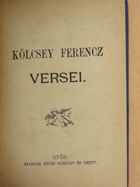 Kölcsey Ferenc - Kölcsey Ferencz versei [antikvár]