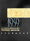 Ambrus József - Legújabbkori Történeti Múzeum Évkönyve 1959. [antikvár]