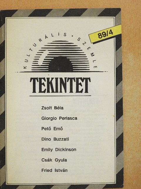 Andor Erzsi - Tekintet 1989/4 [antikvár]