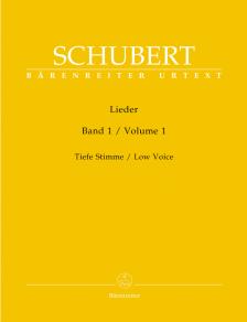 SCHUBERT - LIEDER BAND 1, TIEFE STIMME