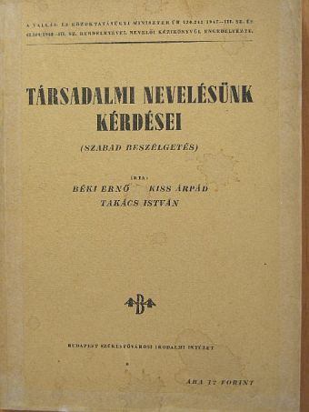 B. Graber Emma - Társadalmi nevelésünk kérdései [antikvár]