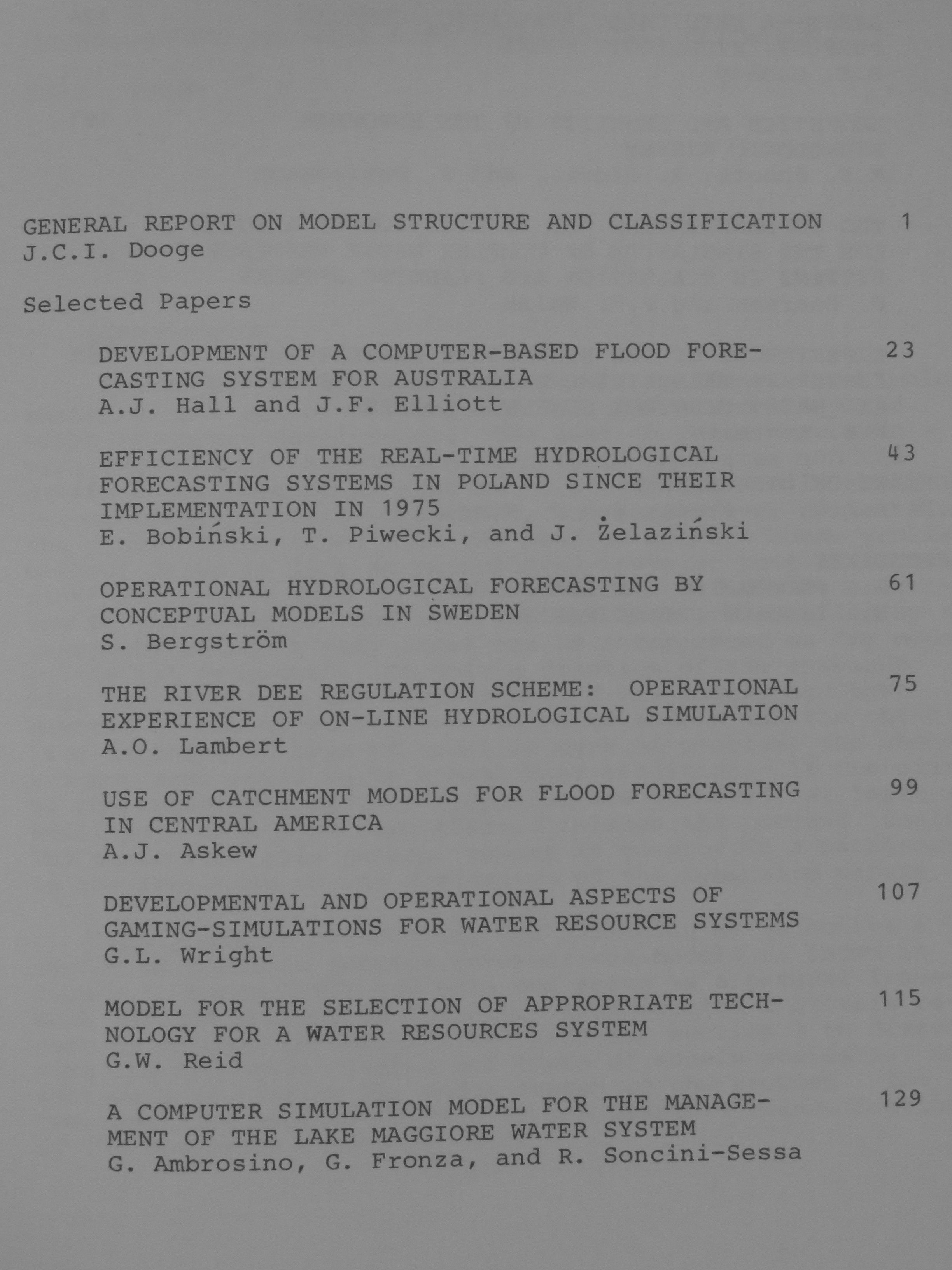 A. J. Hall - Logistics and Benefits of Using Mathematical Models of Hydrologic and Water Resource Systems [antikvár]