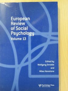Miles Hewstone - European Review of Social Psychology 13. [antikvár]