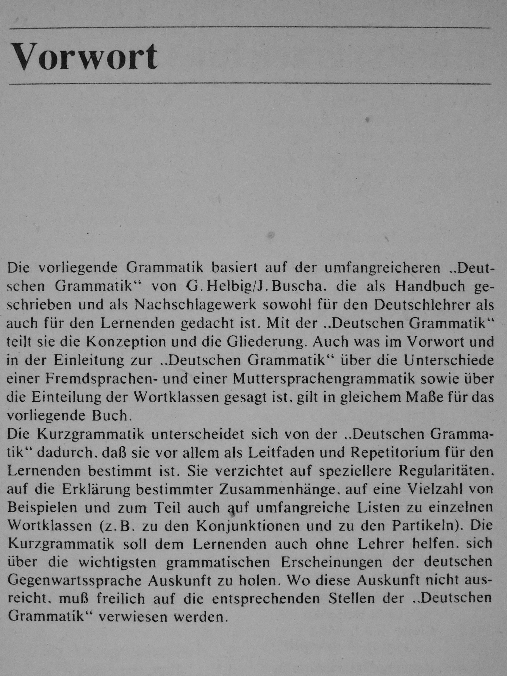 Gerhard Helbig - Kurze deutsche Grammatik für Ausländer [antikvár]
