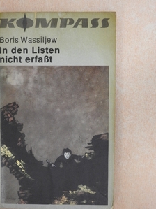 Boris Wassiljew - In den Listen nicht erfaßt [antikvár]