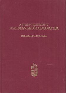 Kiss Elemér, Tóth András, Müller György, Lóránt Zoltán - A Horn-kormány tisztségviselői almanachja [antikvár]