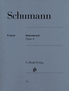 Schumann, Robert - INTERMEZZI OP.4 FÜR KLAVIER URTEXT (HETTRICH/THEOPOLD)