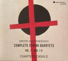 SHOSTAKOVICH - COMPLETE STRING QUARTETS VOL.1  2CD CUARTETO CASALS