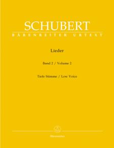 Franz Schubert - LIEDER BAND 2, TIEFE STIMME