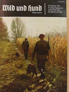 Franz Weisinger - Wild und Hund 29. Oktober 1972 [antikvár]