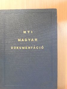 MTI magyar dokumentáció 1972. január-december [antikvár]
