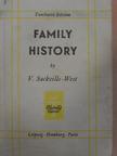 V. Sackville West - Family History [antikvár]