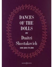 SOSZTAKOVICS (SHOSTAKOVICH) - DANCES OF THE DOLLS - SEVEN PIECES FOR PIANO