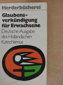 Glaubensverkündigung für Erwachsene [antikvár]