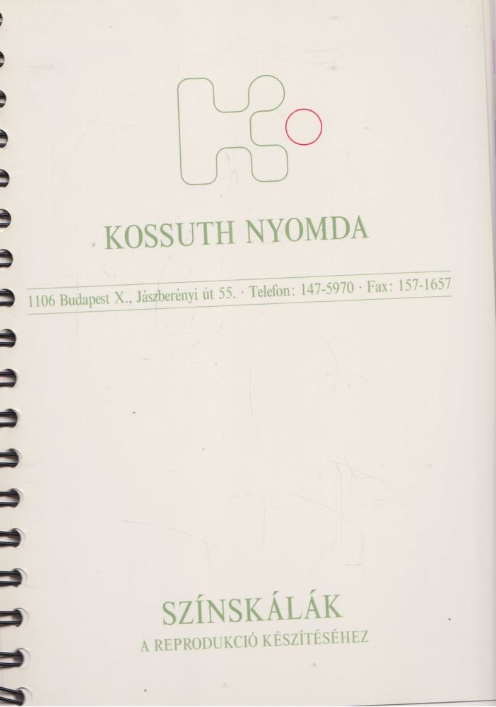 Színskálák a reprodukció készítéséhez [antikvár]