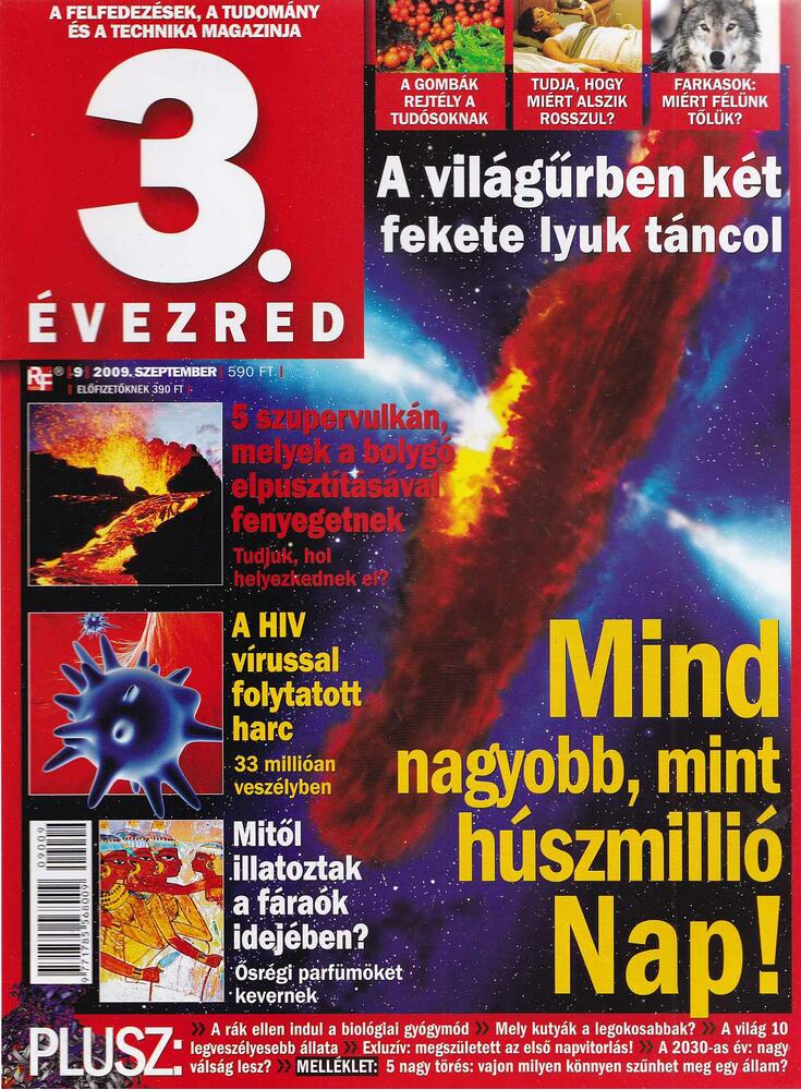 Wéber Krisztina (főszerk.) - 3. évezred 2009. szeptember [antikvár]