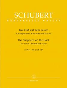 Franz Schubert - DER HIRT AUF DEM FELSEN FÜR SINGSTIMME, KLARINETTE UND KLAVIER URTEXT
