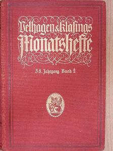Paul Oskar Höcker - Velhagen & Klasings Monatshefte 1924. II. (gótbetűs) (nem teljes évfolyam) [antikvár]