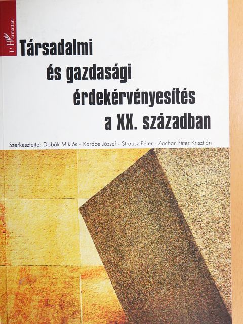 Arató Krisztina - Társadalmi és gazdasági érdekérvényesítés a XX. században [antikvár]