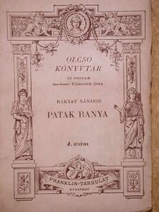 Baksay Sándor - Patak banya [antikvár]