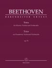 LUDWIG VAN BEETHOVEN - TRIOS FOR PIANOFORTE, VIOLIN AND VIOLONCELLO OP.70