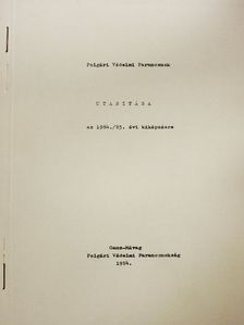 Dr. Kocsis György - Polgári Védelmi Parancsnok utasítása az 1984./85. évi kiképzésre [antikvár]