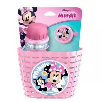 Minnie egér mintájú biciklis kiegészítő szett