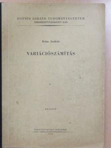 Kósa András - Variációszámítás [antikvár]