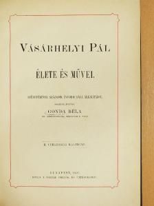 Vásárhelyi Pál élete és művei [antikvár]