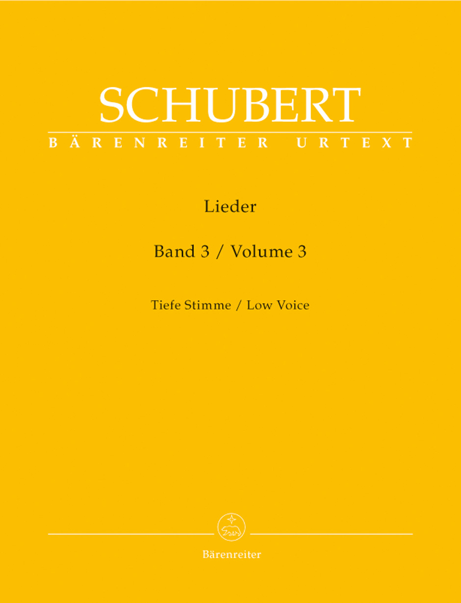 Franz Schubert - LIEDER BAND 3, TIEFE STIMME