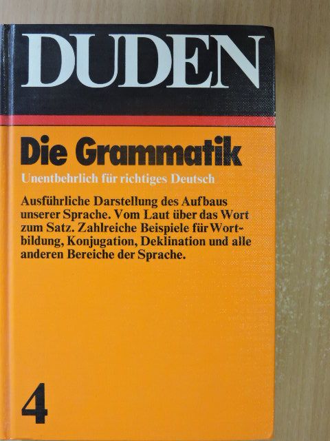 Christian Winkler - Duden 4 - Die Grammatik [antikvár]