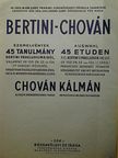 Bertini - Bertini-Chován szemelvények [antikvár]