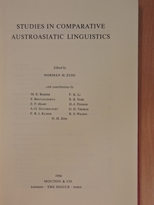 D. D. Thomas - Studies in Comparative Austroasiatic Linguistics [antikvár]