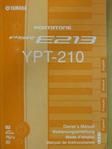 Portatone PSR-E213 YPT-210 - Owner's Manual [antikvár]